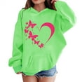 thumbnail image 5 of Ruyang Cute Heart Butterfly Hoodies for Teen Girls Oversized Pullover Hoodies Long Sleeve Fall Winter Hooded Sweatshirts, 5 of 5