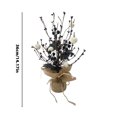 thumbnail image 3 of Halloween Tree Centerpiece for Table, 16.53 Inch Lighted Halloween Berries Table Tree with Black Maple Leaves, Farmhouse Spooky Artificial Table Tree for Halloween Party Decoration, 3 of 8