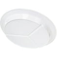thumbnail image 3 of Carlisle KL20302 Kingline White 3-Compartment Plate - Dozen, 3 of 7