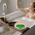 thumbnail image 3 of NICEXMAS Ceramic Shell Soap Dish with Stable Base for Bathroom Counter, and Stylish Soap Holder, 3 of 5