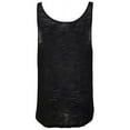 thumbnail image 3 of B8802 Bella Canvas Ladies Flowy Side Slit Tank Solid Black Slub S, 3 of 6