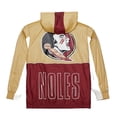 thumbnail image 3 of Men's Mitchell & Ness White Florida State Seminoles Big Shot Premium Full-Zip Windbreaker, 3 of 7