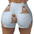 thumbnail image 2 of Naloa Playful Walrus Wonders Biker Shorts for Women Seamless Scrunch Short Women’s Yoga Shorts for Gym Running Sport Shorts-XX-Large, 2 of 8