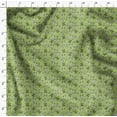 thumbnail image 4 of Soimoi Green Rayon Fabric Coffee & CHill Text Print Sewing Fabric Yard 56 Inch Wide, 4 of 5