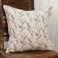 thumbnail image 4 of Berry Tiny Floral Buds Throw Pillow, 4 of 7