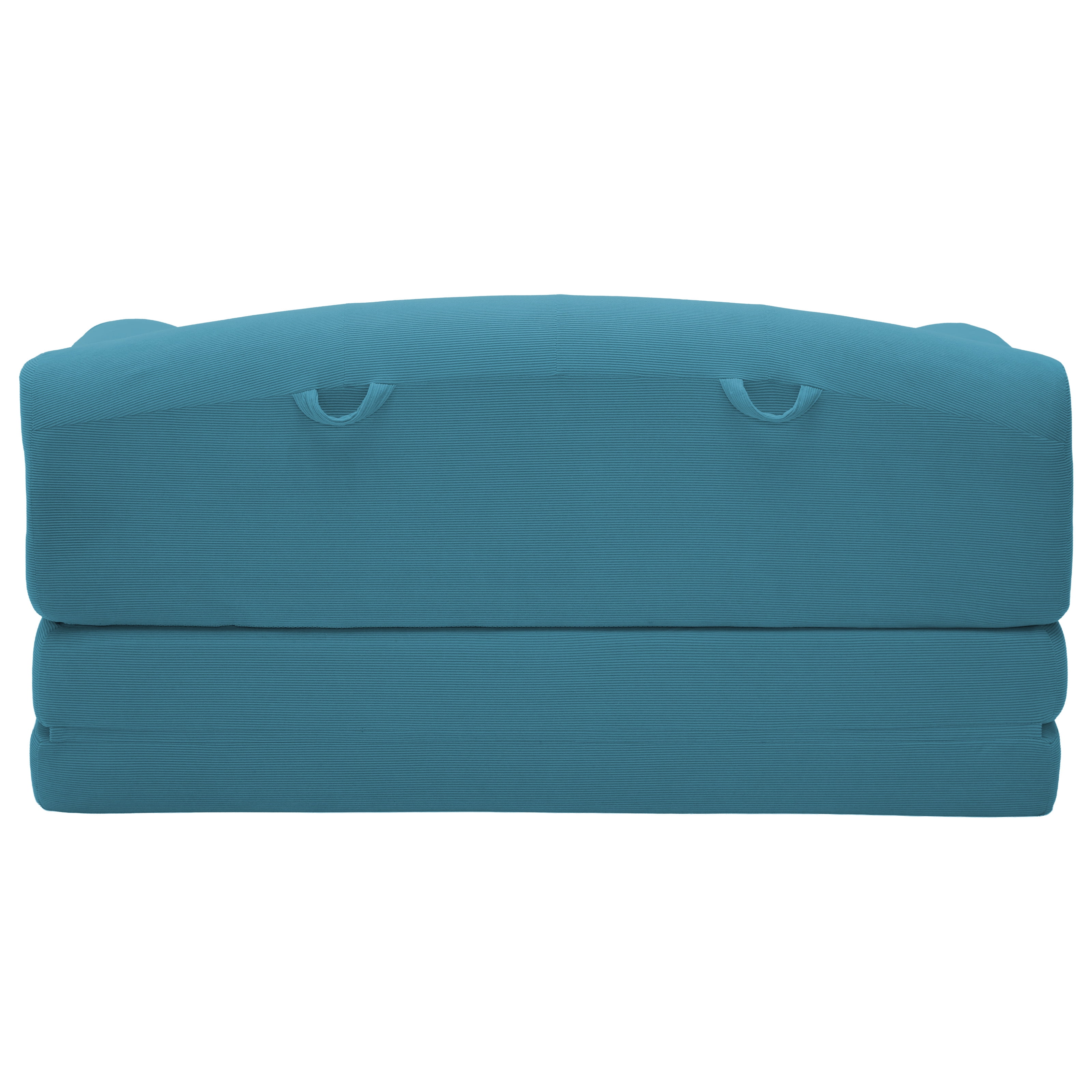 Leumius Futon Sofa Bed, Convertible Sofa Bed,Folding Boneless Couches,Low-Profile Boneless Couch for Living Room,15.8" H Low Seat Small 57" Foldable Floor Sleeper Mattress Lounge Space‑Saving
