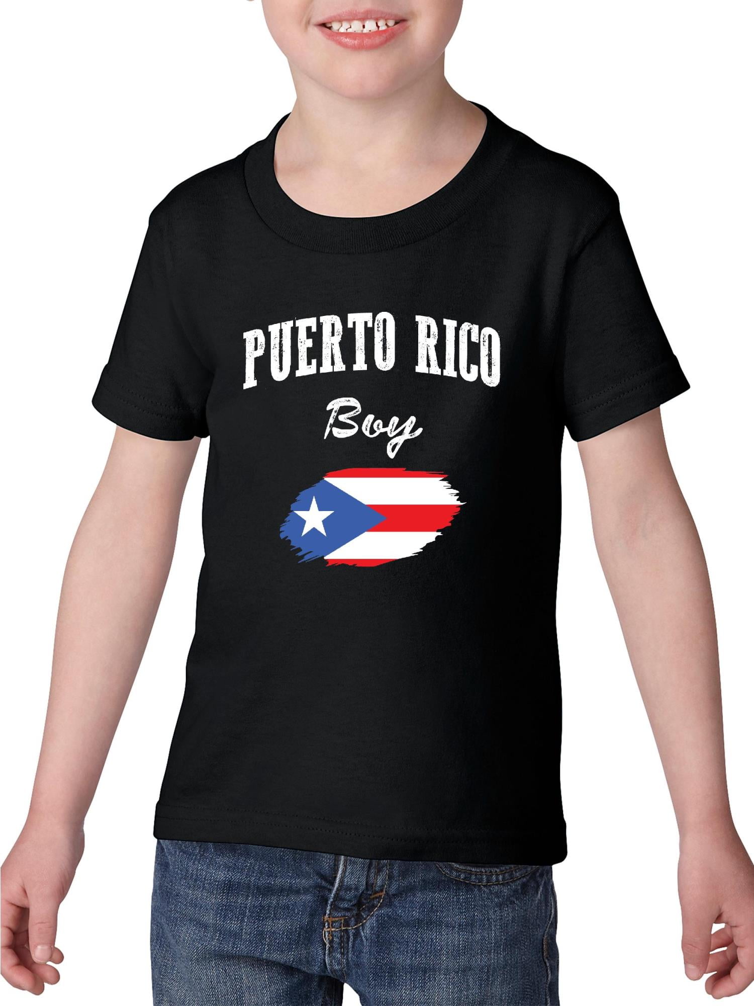 Boys Girls Kids /& Toddler Puerto Rico Baseball Long Sleeve Tees 100/% Cotton