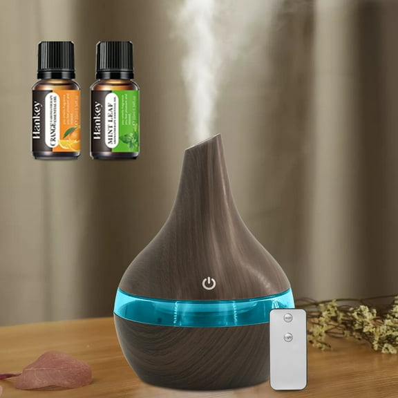 BRJSQ 300ml Cool Mist Humidifier Diffuser For Essential Oils Air Wick Essential Mist with 7 LED Lights