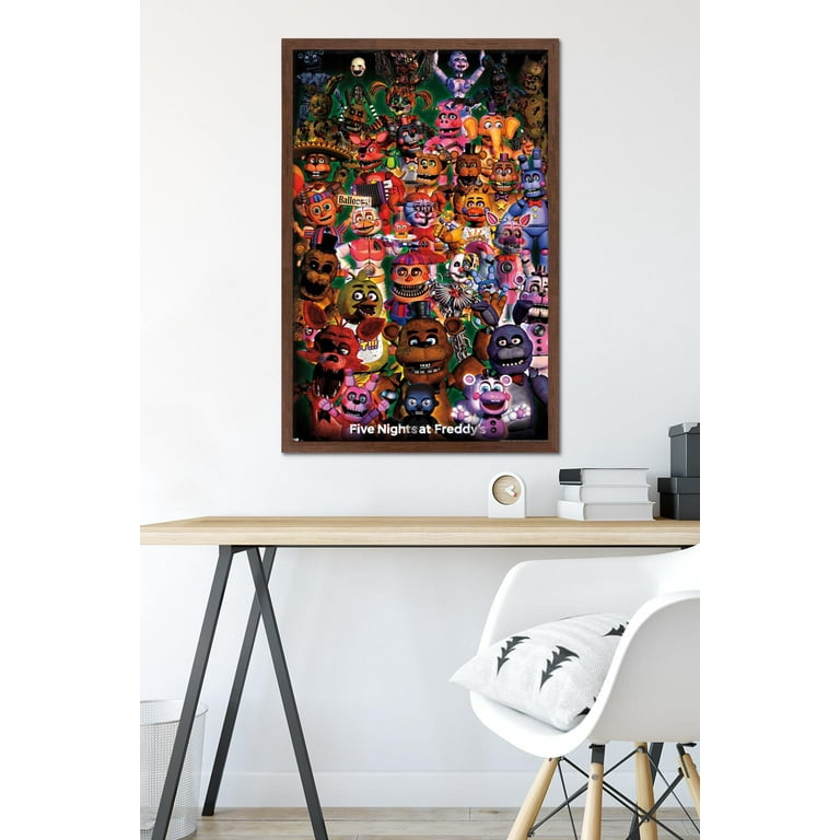 five nights at freddys ultimate custom night  Art Print for Sale