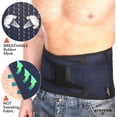 thumbnail image 1 of Back Support Lower Back Brace Provides Back Pain Relief - Breathable Lumbar Support Belt for Men and Women Keeps Your, 1 of 5