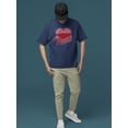 thumbnail image 2 of Pure Passion Emoji - Bold Heart Graphic Men's T-shirt, 2 of 4