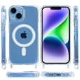 thumbnail image 5 of Crossbody Lanyard Clear Magnetic Case For iPhone 15 Plus 14 13 12 Pro Max 11 For Magsafe Shockproof Acrylic Hard PC Back Cover, 5 of 5