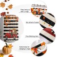 thumbnail image 6 of Shower Curtains for Bathroom-36"x72",Thanksgiving Pumpkins Red Truck Waterproof Bath Curtain Grommet Shower Curtain Set with Hooks, 6 of 9