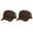 Brown, variant on Top Headwear Men's Blank Rope Trucker Foam Mesh Plain Hats, 2PC Aqua