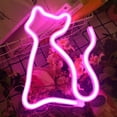 thumbnail image 3 of Gato (batería+usb) rosa luz-LED nube neón luz Ormromra LN-2012-2, 3 of 6