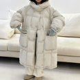 thumbnail image 5 of KAUOD Girls Long Winter Coats Padded Waterproof Hooded Puffer Jackets Teen Kids Outdoor Insulated Hiking down Outwear, 5 of 8