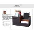 thumbnail image 4 of Caja multifuncional de moda y sencilla para el almacenamiento en escritorios de oficina, cilindro de almacenamiento de cuero, 4 of 5