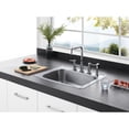 thumbnail image 4 of Kingston Brass KS8281DLBS Concord Two-Handle 4-Hole Deck Mount Bridge Kitchen Faucet with Brass Side Sprayer in Polished Chrome, 4 of 10