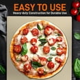 thumbnail image 5 of NutriChef Baking Stone for Pizza - 12.8” x 12.8” Durable and Safe Cooking Stone for BBQ Grill and Oven, Thermal Shock Resistant Grilling Stone, For Pies, Pastry & Bread, 5 of 5