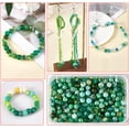 thumbnail image 5 of 1 Pack Assorted Glass Beads for Jewelry Making Adults Glass Beads Bulk Including 8mm Beads for DIY Jewelry Bracelet Neckalce Phone Lynard Making Crafts Accessorie (Light Green) diy, 5 of 9