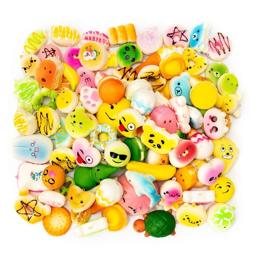 M Gigi Random Squishy Cream Scented Slow Rising Kawaii Simulation Bread Children Toy Soft Squishy Cake Panda Bread Buns Phone Straps Jumbo Medium Mini Piece Walmart Com