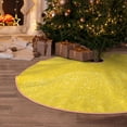 thumbnail image 5 of Sikiie Yellow Glitter Nativity Christmas Tree Skirt, Jesus Christian Winter Holiday Tree Mat Decoration(30-48IN)30", 5 of 6