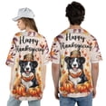 thumbnail image 5 of Happy Thanksgiving Border Collie Welcome Thankful Fall Autumn Pumpkin All Over Print 3D Baseball Shirt Borders Dog Lovers Gifts Idea Softball Sport - 02021, 5 of 6