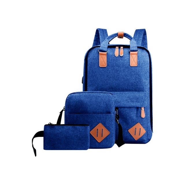 Kit Mochila Urbana, Riñonera Y Lapicera - Onda Shop Onda Shop Mochila Azul Urbana