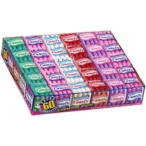 Canel's Assorted Flavors Chewing Gum Display, 0.17 oz by Canels Sa De C.V.
