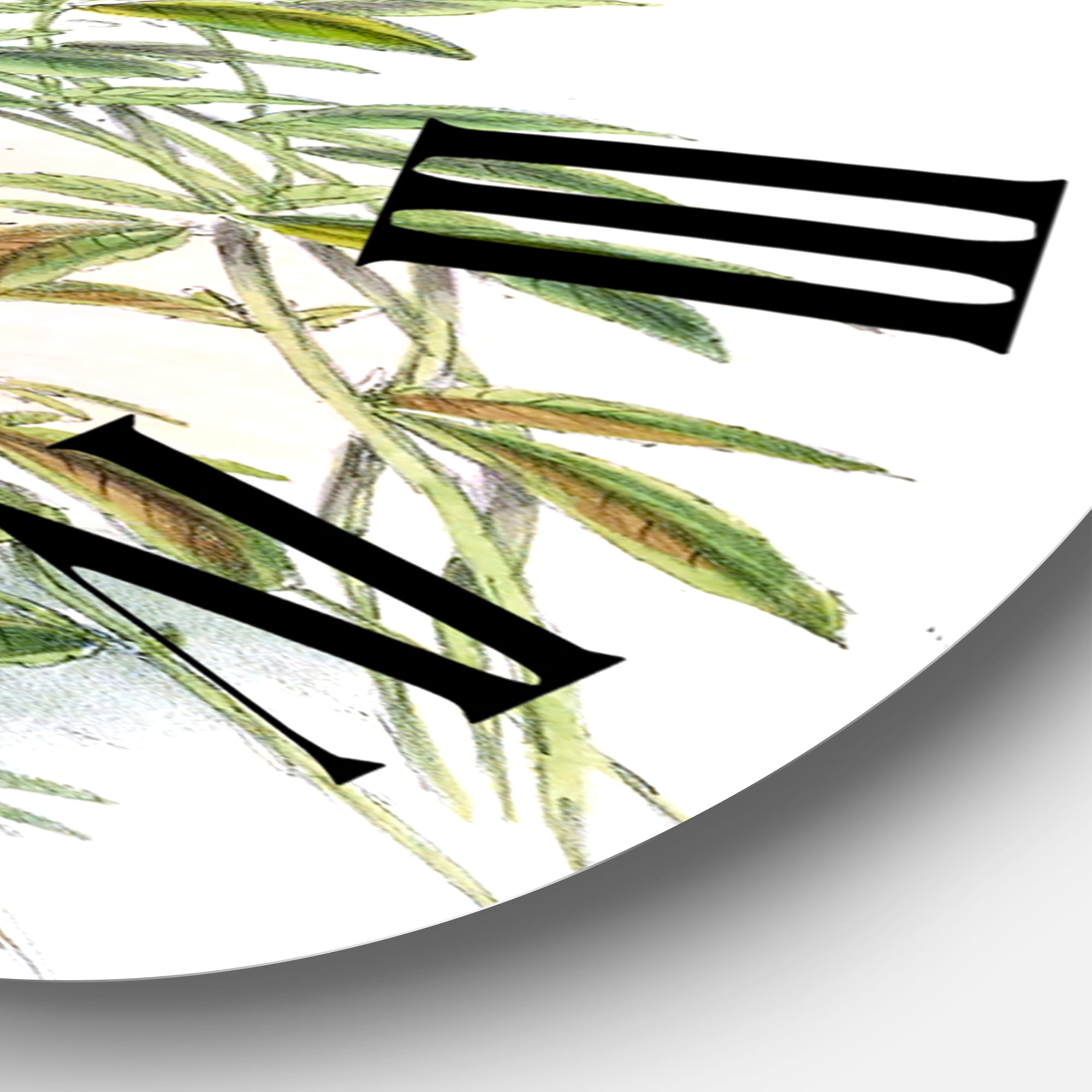 Designart 1 in Quartz Traditional Wall Clock