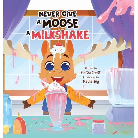 Never Give A Moose A Milkshake, (Hardcover)