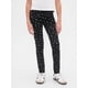 thumbnail image 2 of Gap Pantalones Leggings de Jersey para Niñas, Negro Floral, Talla XL, 2 of 4