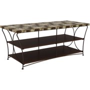 Angle View: Atlantic Nuvo 3-Tier, Brown/Brown Marble