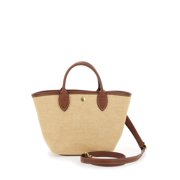 Longchamp Women's Le Pliage Xs Brown Handbag With Logo Embossed Front Brown