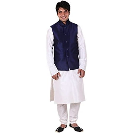 

Royal Men s Silk Blend Kurta Jacket Set