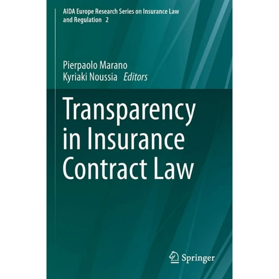 Aida Europe Research Insurance Law and R Transparency in Insurance Contract Law, Book 2, (Paperback)