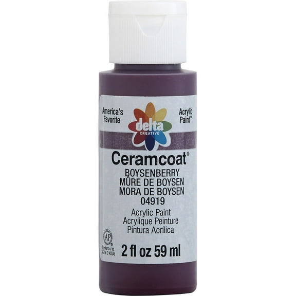 Delta Ceramcoat Acrylic Paint 2oz-Boysenberry