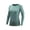 Green, variant on Women's Casual Workout Shirt Stretch Quick Dry Yoga Fitness Top Raglan Long Sleeve T-Shirt,S,Green