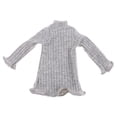 thumbnail image 2 of Dolls Top de con Cuello Jersey para de 1/6, Gris, Se Describe CUTICAT  Muñecas de manga larga Tshirt, 2 of 8