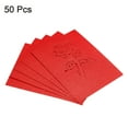 thumbnail image 3 of Table Name Place Cards,50Pack Rose Cut Design Blank Card Red, 3 of 6