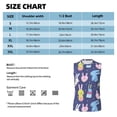 thumbnail image 6 of Haiem Men's Cartoon Rabbit Print Tank Tops Summer Sleeveless Cut Off Workout T-Shirts Fitness Vest Athletic Undershirts-3X-Large, 6 of 8