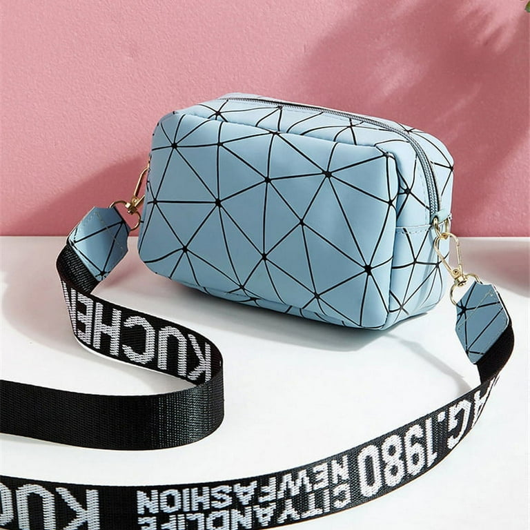 Geometric Pattern Shoulder Bag, Women's Small Crossbody Phone Bag