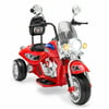 Best Choice Products 12V Kids Ride-On Motorcycle Chopper w/ Built-In Music, MP3 Plug-In (Red)