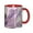 Red, variant on Gorgeous Flower Purple Coffee Mug Fun Custom Ceramic Mugs 11oz Black