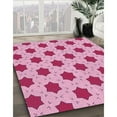 thumbnail image 2 of Ahgly Company Indoor Rectangle Patterned Pink Lemonade Pink Area Rugs, 5' x 7', 2 of 6