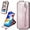 Rose Gold, variant on Zipper Wallet Case for Xiaomi Redmi Note 11 4G with Card Holder Slot, PU Leather Adjustable Kickstand Flip Handbag Phone Cover for Xiaomi Redmi Note 11/Redmi Note 11S SDLL Red