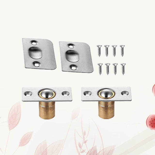 FUEENIRVA 2Set Closet Ball Catch Door for Shed and Bedroom with Adjustable and Anti-Collision