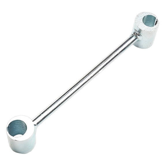 Wrench Style Door Hinge Adjustment Tool for 19-25 mm Flag Hinges, Made of Reinforced 45# Steel, 8.46 in/215 mm Long with 23/25 mm Inner Holes, Corrosion-Resistant Hinge Gap Adjuster