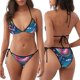 thumbnail image 3 of Balery Colorful Donut Pijama Estampado Bikini de Dos Piezas para Mujer - Conjunto de Bikini Ajustable Sexy y Cómodo para Playa, 3 of 6