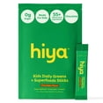 thumbnail image 1 of HIYA Kids Greens en polvo en sticks sabor chocolate, 1 of 7